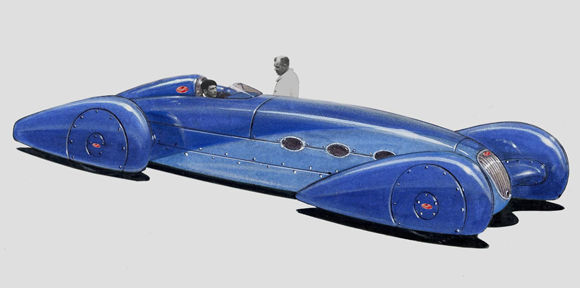 Bugatti 1000HP Record Car Bugatti 1000HP Record Car