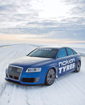 Audi RS6 Ice Speed Record Audi RS6 Ice Speed Record