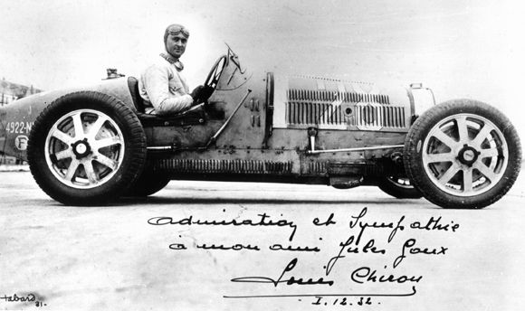 Louis Chiron w Bugatti Type 51 Louis Chiron w Bugatti Type 51