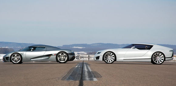 Koenigsegg CCX & Saab Aero-X Koenigsegg CCX & Saab Aero-X