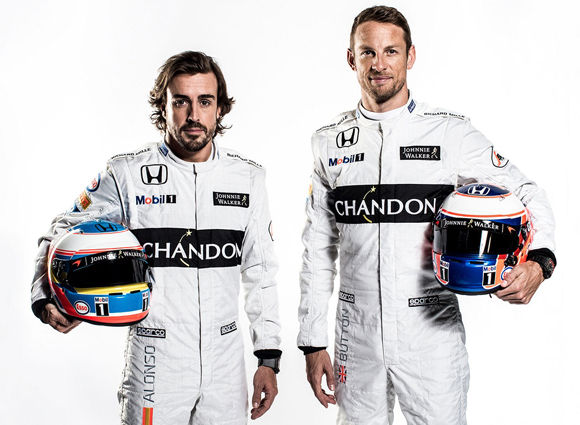 Fernando Alonso i Jenson Button Fernando Alonso i Jenson Button