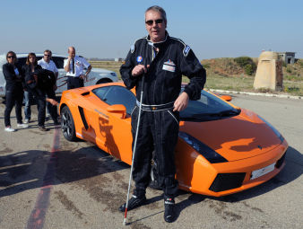Luc Costermans Blind Speed Record Lamborghini Gallardo Luc Costermans Blind Speed Record Lamborghini Gallardo