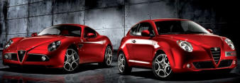 Alfa Romeo MiTo i Alfa Romeo 8C Competizione