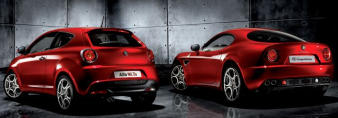 Alfa Romeo MiTo i Alfa Romeo 8C Competizione