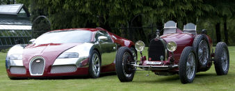 Bugatti Veyron Centenaire Edition + Bugatti Type 35 Bugatti Veyron Centenaire Edition + Bugatti Type 35